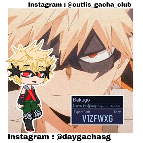 Bakugo Hero Outfit Gacha Club