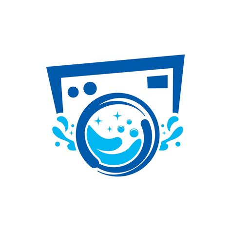 Laundry Logo design Vector template 13979443 Vector Art at Vecteezy