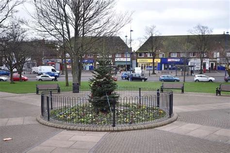 Christmas tree still up in Weoley Castle square - in February - Birmingham Live