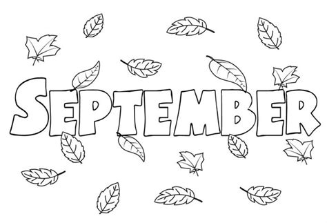 September Coloring Pages To Print, Preschool, Kindergarten, Free Printables | Coloring pages to ...