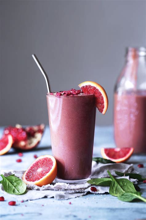 Blood Orange Berry Smoothie - Wife Mama Foodie