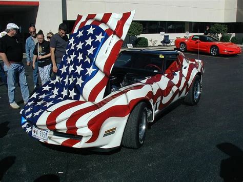 American Flag Race Car Wraps - Instituto