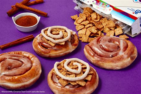 Krispy Kreme Debuts Cinnamon Rolls, Including One with Cinnamon Toast Crunch