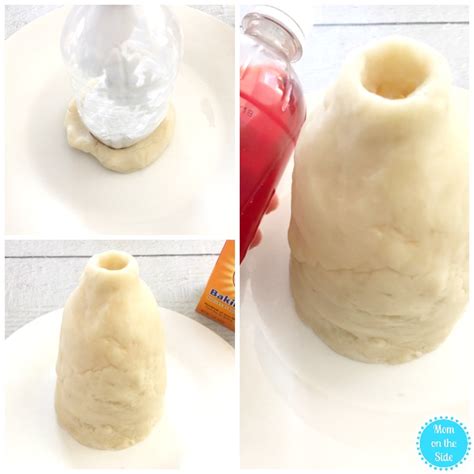 Homemade Erupting Playdough Volcano Experiment | Mom on the Side