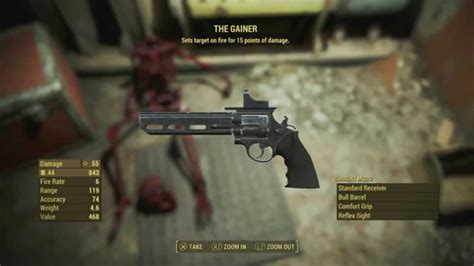 Fallout 4 The Gainer Legendary 44 Magnum location - YouTube