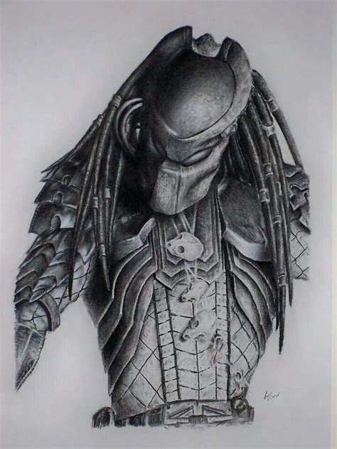 Predator pencil drawing by Louie Diaz Alien Vs Predator, Wolf Predator ...