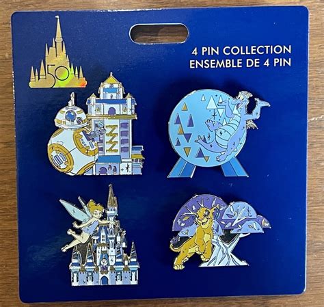 Walt Disney World 50th Anniversary Park Icons Pin Set - Disney Pins Blog