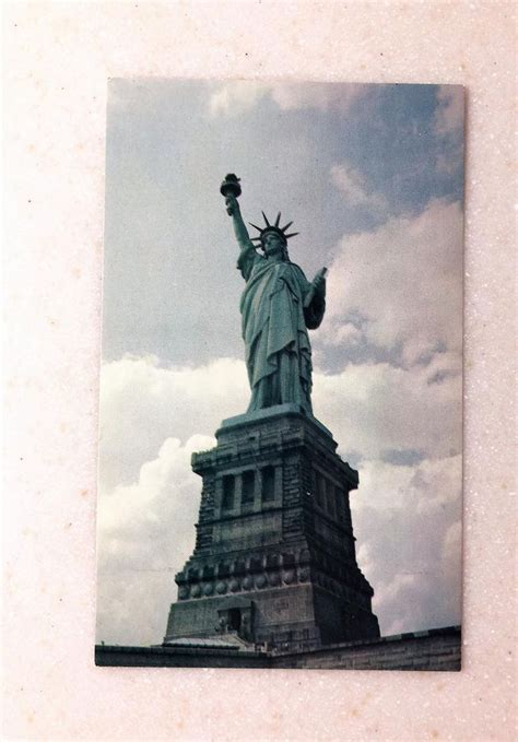 Vintage Postcard The Statue of Liberty New York NY Glossy Card | Etsy | Liberty new york, Statue ...