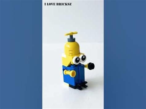 How to Build a Lego Minion Tutorial #legotutorial #minions | Lego ...