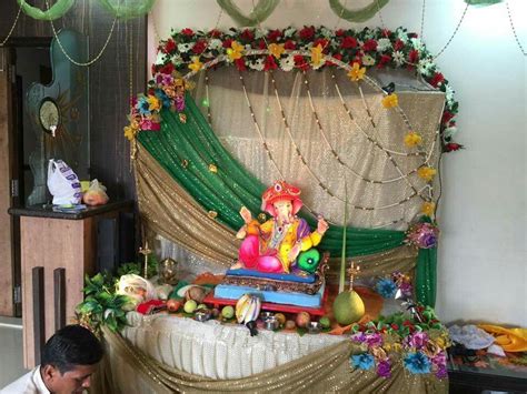 Ganpati Decoration Ideas At Home ~ Ganpati Decoration Ideas For Home 2015 By Sameer Prakash ...