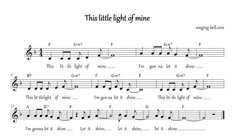 This Little Light Of Mine Chords Pdf | Decoratingspecial.com