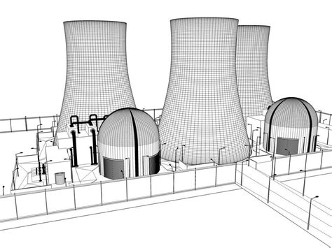 Nuclear Power Plant Drawing at PaintingValley.com | Explore collection ...