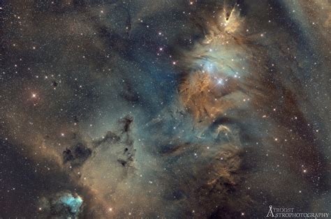 Christmas Tree Cluster and Cone Nebula — AAPOD2.COM