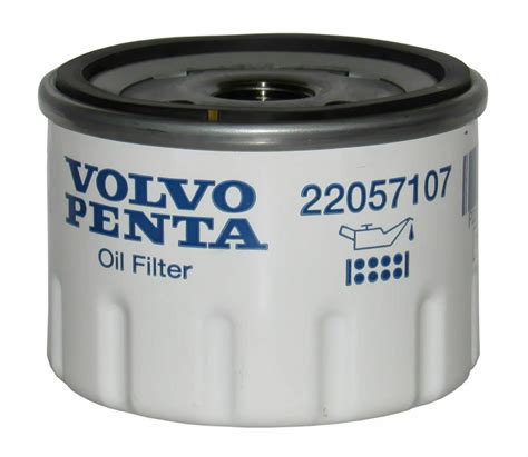 Volvo Penta Oil Filter 22057107 Replaces 834337 IPS, 31, 41,