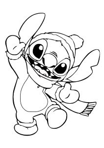 Lilo and Stitch - Free printable Coloring pages for kids