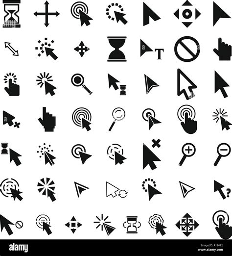 Cursor Mouse Arrow Icon Vector High Resolution Stock Photography and ...