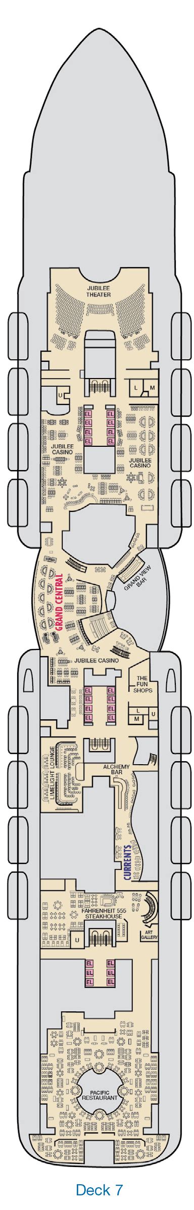 Carnival Jubilee Deck Plans | CruiseInd