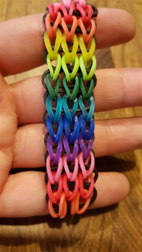 Rainbow Loom Triple Single Loop Stretchy Bracelet | Etsy