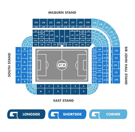 St James’ Park Seating Plan - Seating plans of Sport arenas around the ...