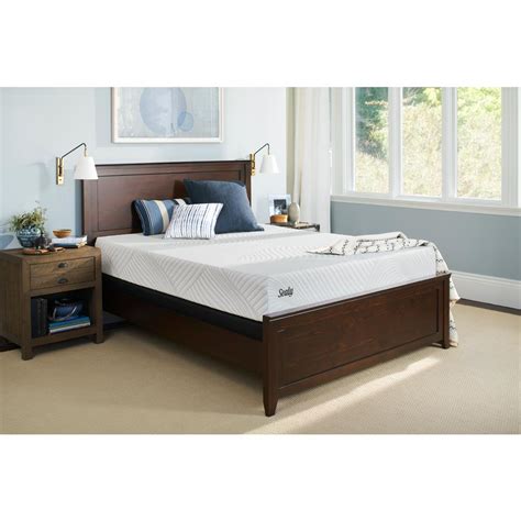 Sealy Conform Essentials 11.5 in. Twin Plush Mattress with 9 in. High Profile Foundation Set ...