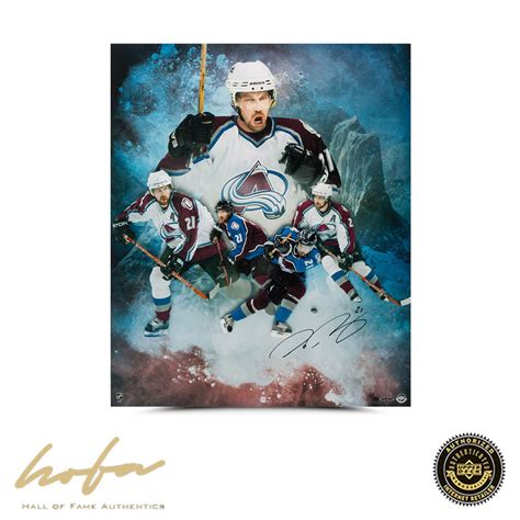 PETER FORSBERG AVALANCHE COLLAGE | Hall of Fame Authentics