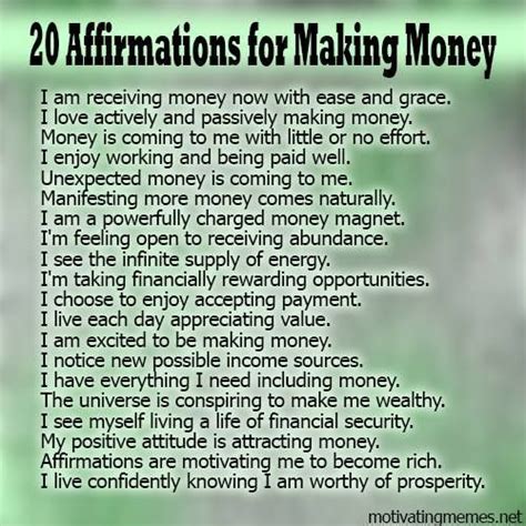 powerful money affirmations that work - Sanda Gerald