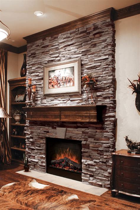 Wonderful Photo Fireplace Remodel stone Concepts If your room has a ...