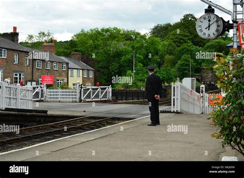 Grosmont Station North Yorkshire Moors England UK Stock Photo - Alamy