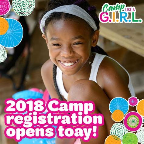 It’s time to Camp like a G.I.R.L.! Girl Scout Summer Camp registration ...