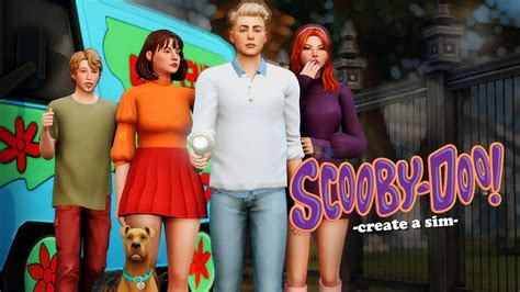 Scooby-Doo Gang + CC List // The Sims 4 Halloween CAS - YouTube