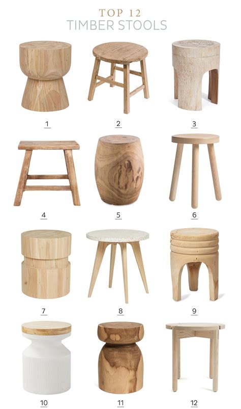 Timber stools roundup — Adore Home Magazine | House and home magazine ...