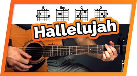 Hallelujah Guitar Tutorial (Jeff Buckley) Easy Chords Guitar Lesson ...