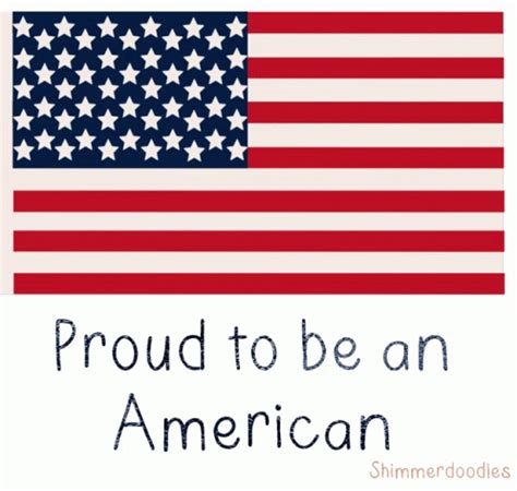 Proud To Be An American American Flag Sticker - Proud To Be An American American Flag America ...