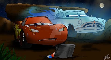 ''I can never be as good as you.'' I can imagine in the cars 3 movie ...