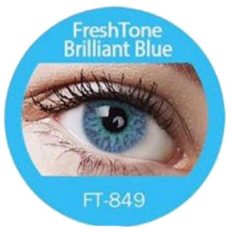 Freshtone Brilliant Blue Coloured Contact Lenses Australia | Hurly Burly - Hurly-Burly
