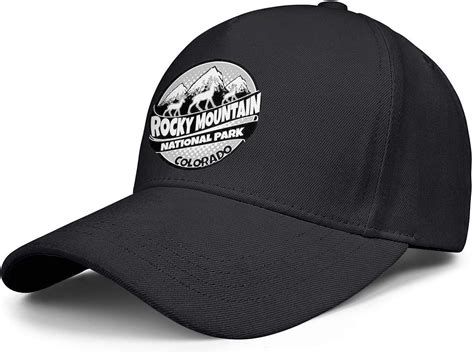 Amazon.com: WYLIN Men Women Rocky Mountain National Park Snapback Baseball Cap Adjustable Hip ...