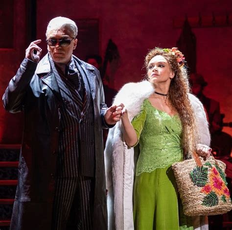 new pics from @hadestown on broadway: patrick page as hades and amber gray as persephone ...