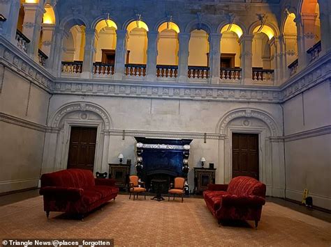 Mansion which appeared in hit films Batman Begins and Eyes Wide Shut captured in heartbreaking ...