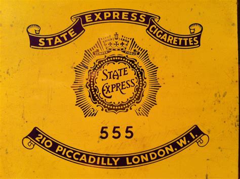 State Express Cigarettes —555— | Vintage lettering, Graphic design typography, Typography design