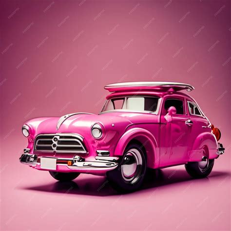 Premium AI Image | Pink Barbie Car