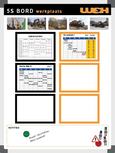 5S Board | Example 4 (90x120) - TnP Visual Workplace