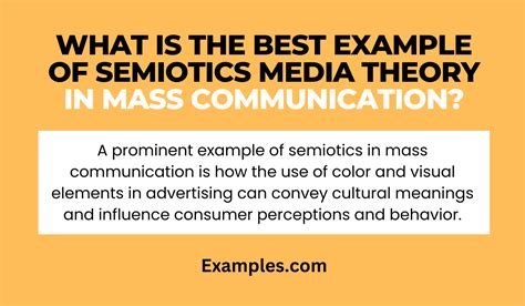 Semiotics in Media Theory in Mass Communication - 29+ Examples, How to Use