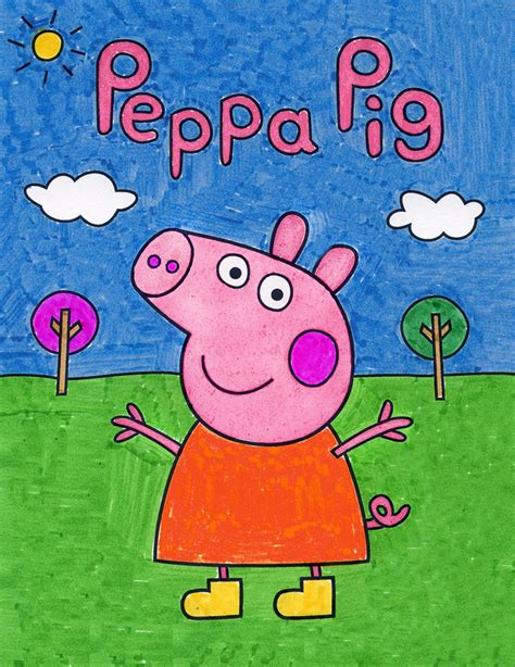 Pig Drawing For Kids