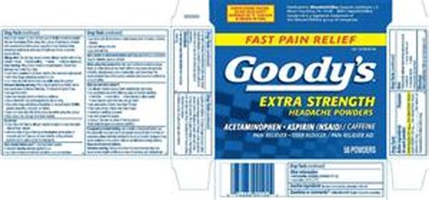 GOODYS HEADACHE POWDER X/STR 50CT. Authorized vendor