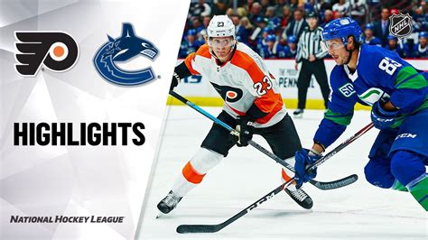 NHL Highlights | Flyers @ Canucks 10/12/19 - YouTube