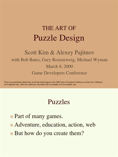 The Art of Game Design | PDF | Leisure | Computing And Information ...