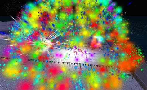 PARTICLES | splashy rainbow spectrum color t ime Posted by S… | Flickr