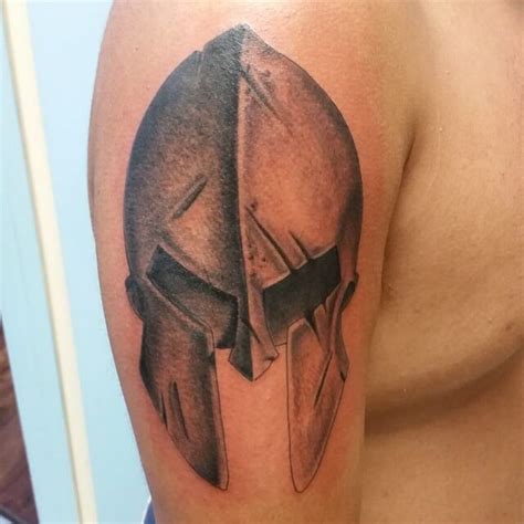 101 Amazing Spartan Helmet Tattoo Ideas You Need To See! | Outsons | Men's Fashion Tips And ...