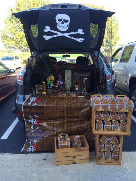 This years pirate trunk or treat! Halloween Eyeballs, Pirate Halloween ...