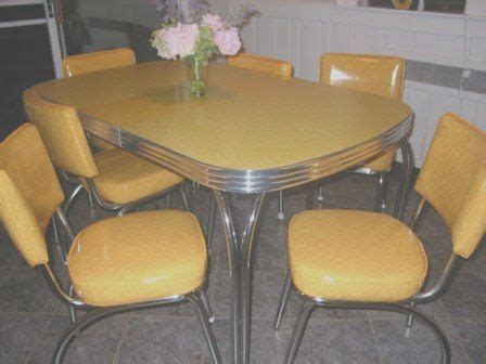 10 astonishing Yellow Retro Kitchen Table and Chairs Photos in 2020 ...